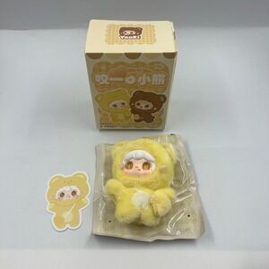 YOOKI Take a Bite of Bear Popsicle Yellow Plush Pendant Blind Box Figure Charm